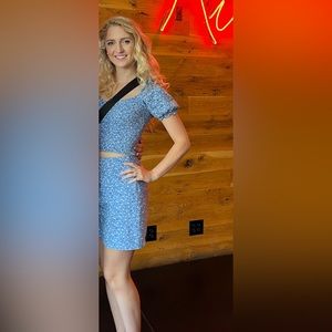 New Abercrombie floral skirt-shirt set